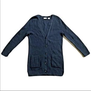 Levi's Black Cardigan Long Wool Blend